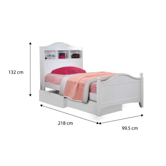 [Pre-Order] Snoozeland Holly Bedframe with Underbed 2 Drawers