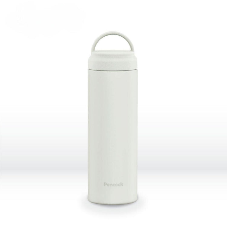 Peacock 480ml Stainless Steel Twist Bottle with Handle