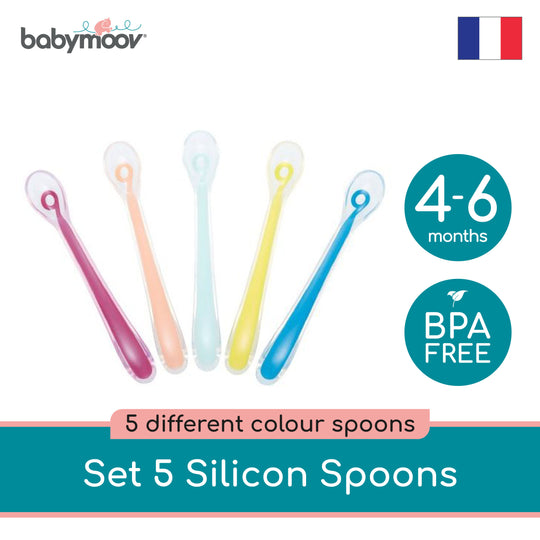 Babymoov 1st Age Silicone Baby Spoon (4m+)