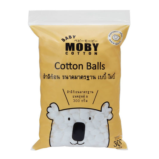 MOBY Standard Size Cotton Balls 300g