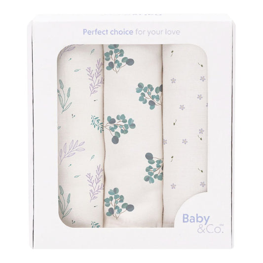 Baby & Co. Nursing Cloth 30" x 30" (3 pcs)
