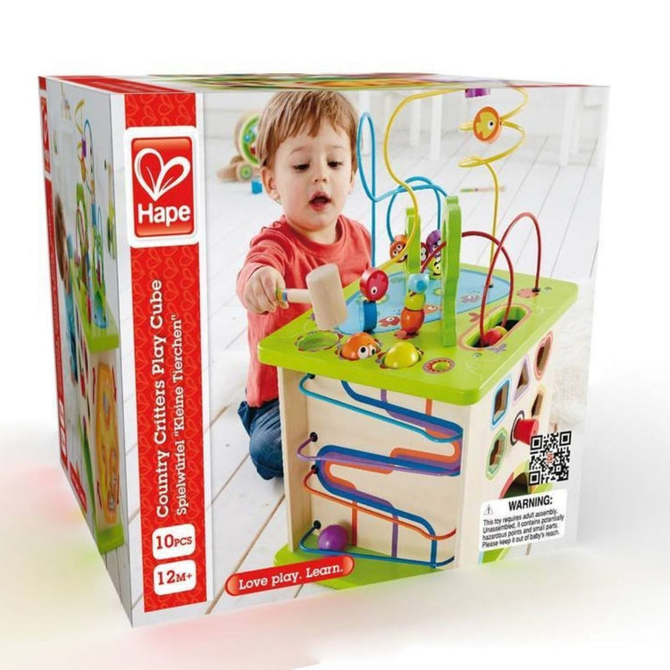 Hape Country Critters Play Cube (12m+)