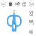 Matchstick Monkey Teething Toy - Blue
