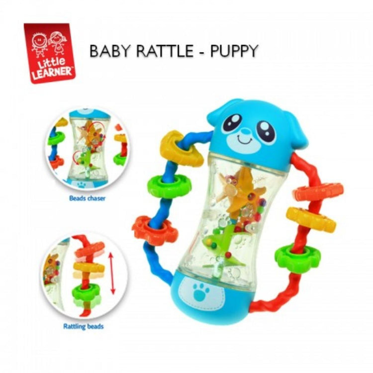 Hap-P-Kid Little Learner Baby Shake Rattle - Puppy (6m+)