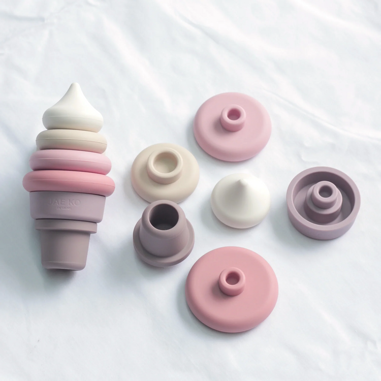 Jae Ko Silicone Ice Cream Stacking Toy