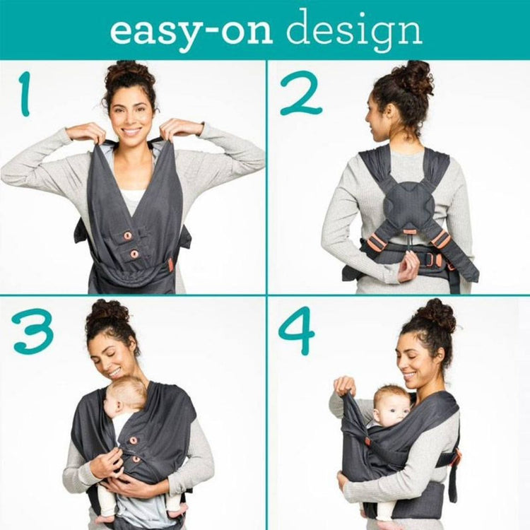 Infantino Hug & Cuddle Adjustable Hybird Wrap Carrier