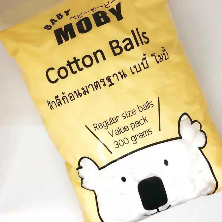 MOBY Standard Size Cotton Balls 300g