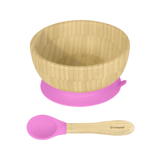 Abiie Bamboo Suction Tableware