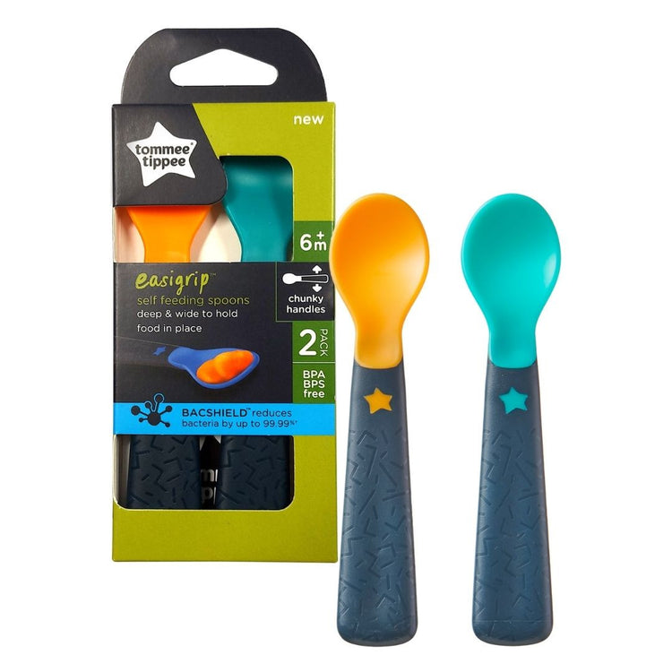 Tommee Tippee Easigrip Feeding Spoon 2Pc