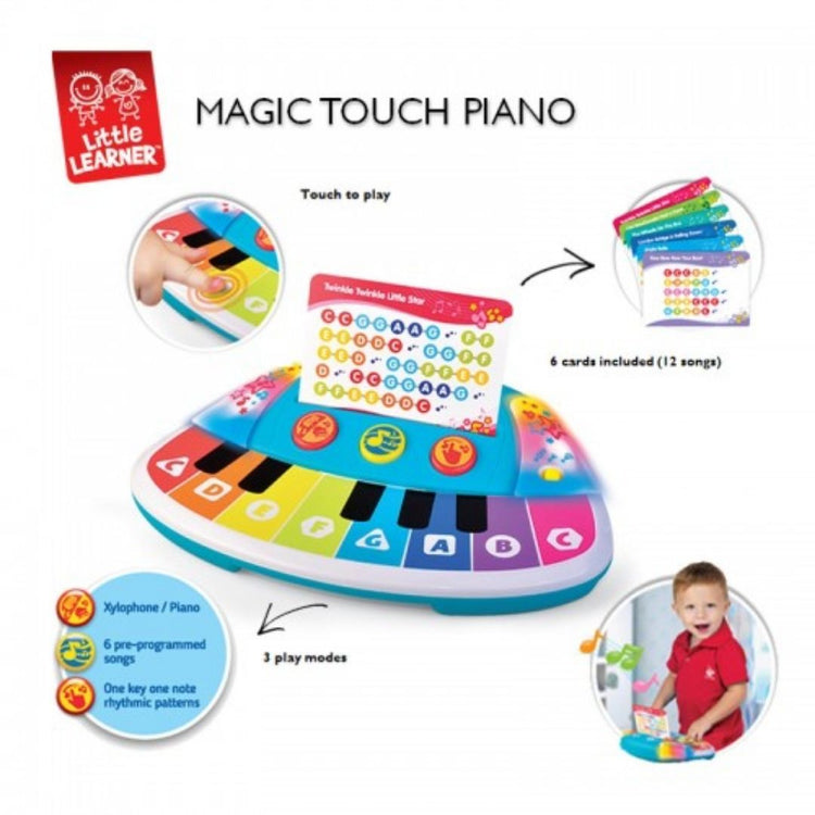 Hap-P-Kid Little Learner Magic Touch Piano (12m+)