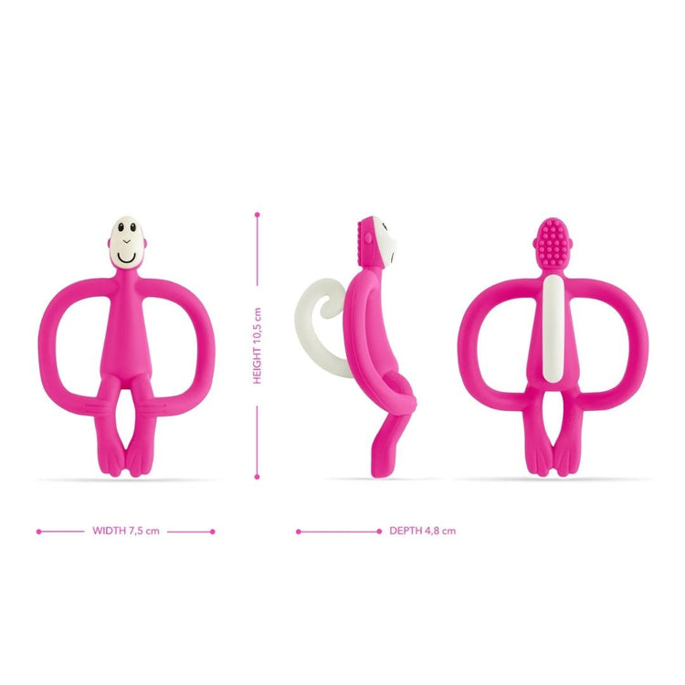 Matchstick Monkey Teething Toy - Pink