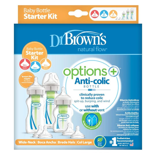 Dr. Brown's Options+ Anti Colic Wide Neck Starter Set
