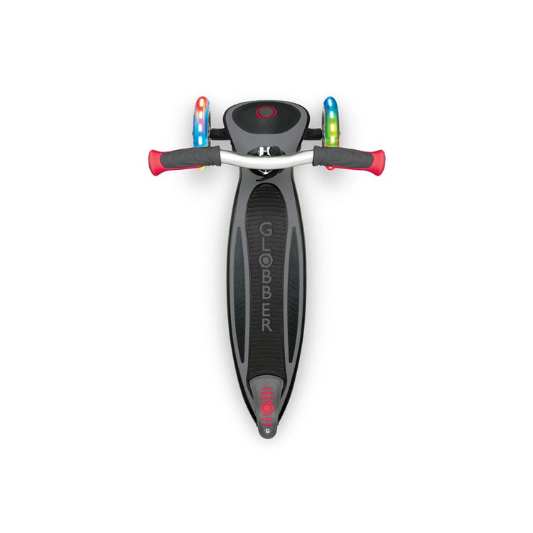 GLOBBER Master Lights Scooter Black/Red