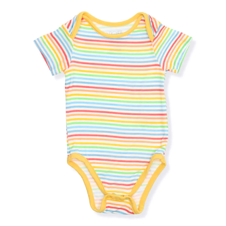 Not Too Big Happy Weather Short Sleeve Bodysuits (3 Pack)