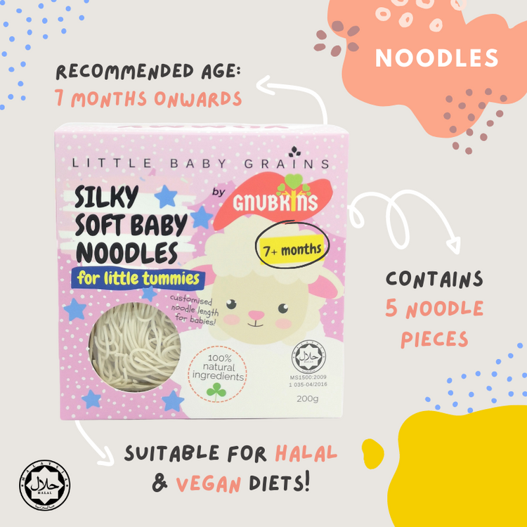 Little Baby Grains Silky Soft Baby Noodles 200g (7m+)