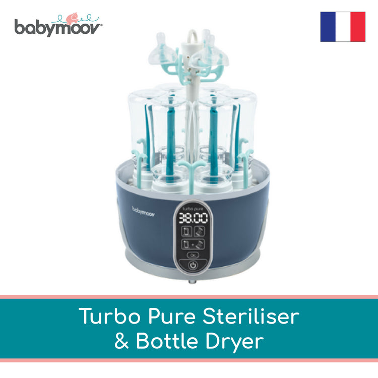 Babymoov Turbo Pure Steriliser and Bottle Dryer with HEPA Technology