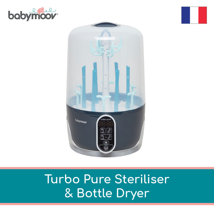 Babymoov Turbo Pure Steriliser and Bottle Dryer with HEPA Technology