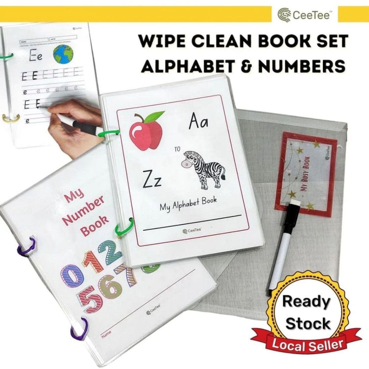 Ceetee Wipe Clean 2 Books Set