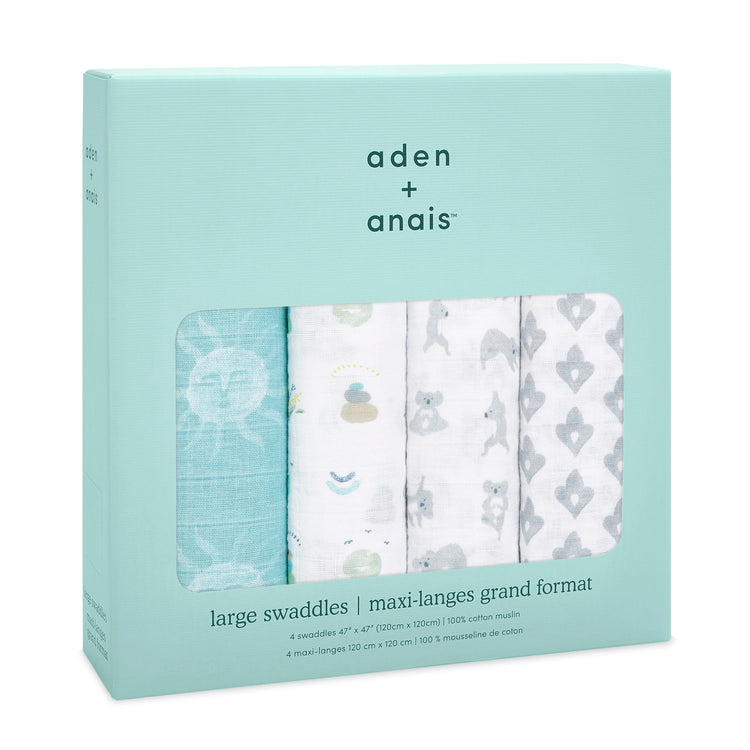 Aden + Anais Classic Muslin Swaddles (4-Pack)