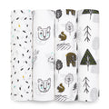 Aden + Anais Essentials Cotton Muslin Swaddle 4-pack
