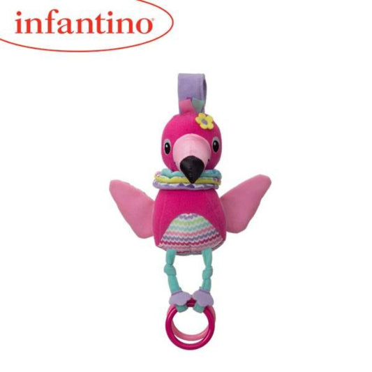 Infantino Hug & Tug Musical Flamingo