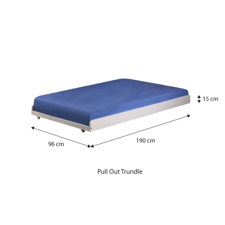 [Pre-Order] Snoozeland Pull Out Single Bed (Trundle)