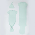 Jae Ko Short Sleeved Knotted Gown (0-3m)