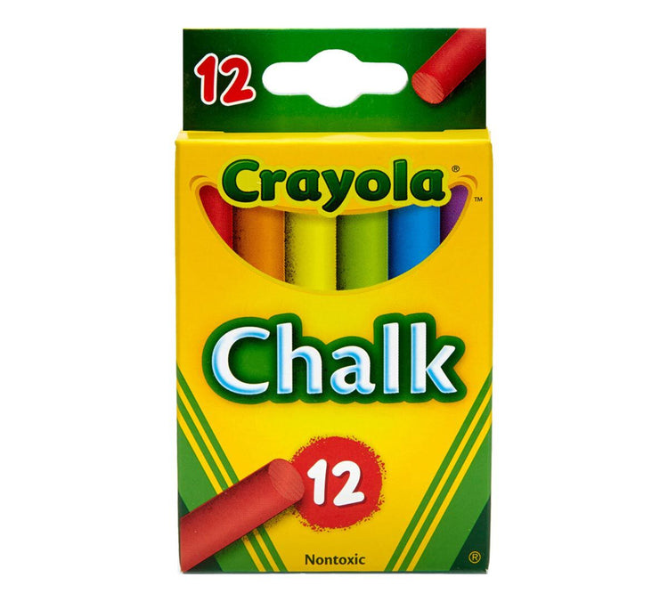 Crayola Colored Chalk 12 Count (3yrs+)