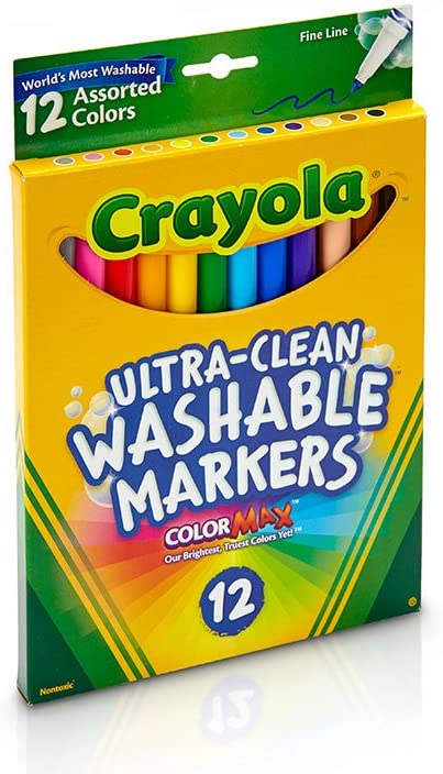 Crayola Ultra-Clean Washable Markers 12ct