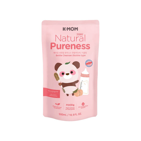 K-Mom Natural Pureness Feeding Bottle Cleanser/Bubble Type Refill (500ml)