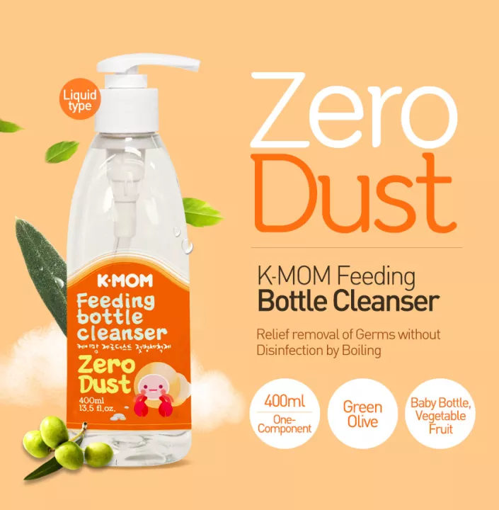 K-Mom Feeding Bottle Cleanser Zero Dust (400ml)