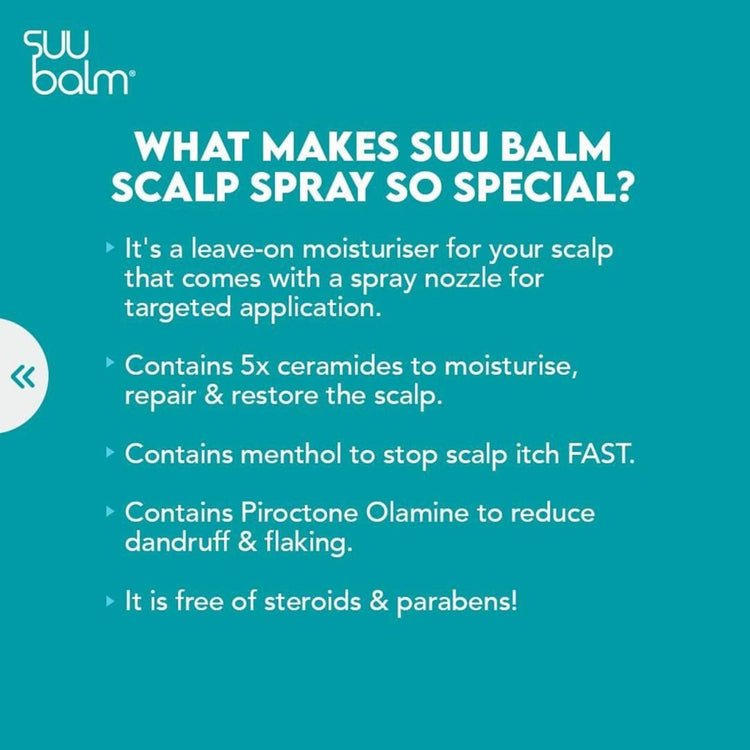 Suu Balm Rapid Itch Relief Scalp Spray 40ml