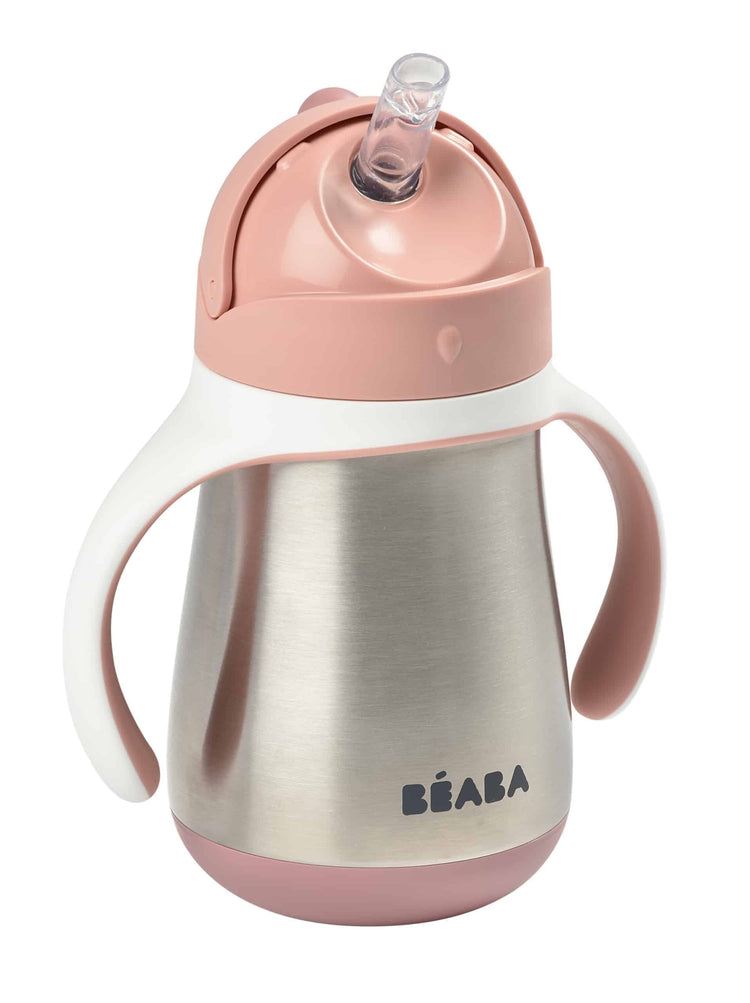 Beaba Stainless Steel Straw Cup 8m+ (250ml / 8fl oz)