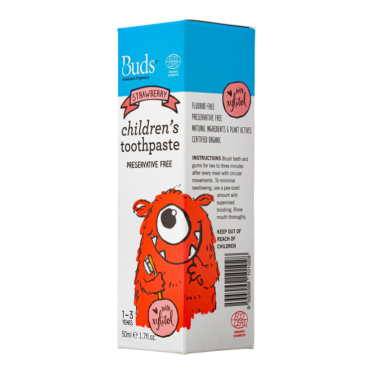 Buds Children's Toothpaste With Xylitol 1-3y (50ml)