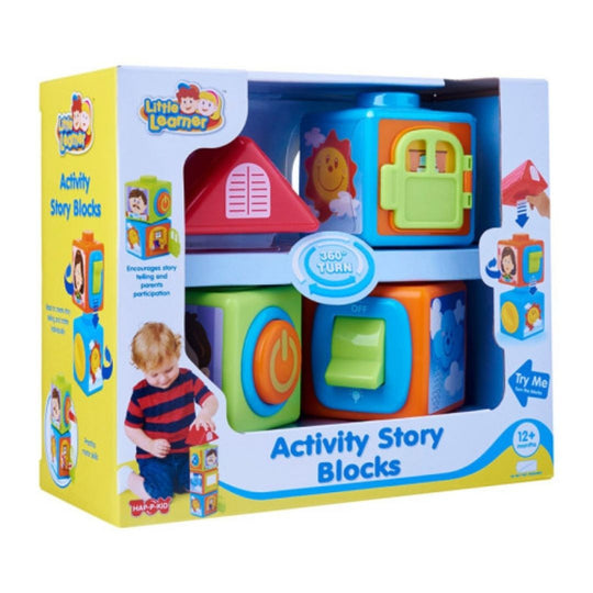 Hap-P-Kid Little Learner Activity Story Blocks (12m+)