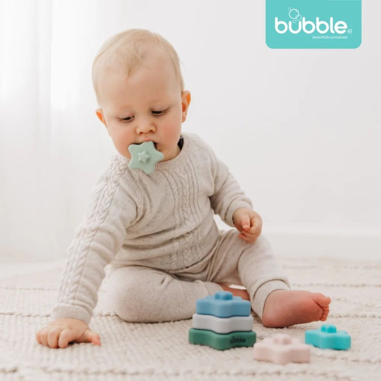 Bubble Silicone Star Stack & Play (0m+)