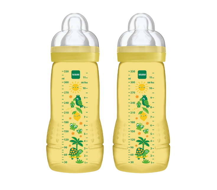 MAM Easy Active Baby Bottle 330ml Twin Pack