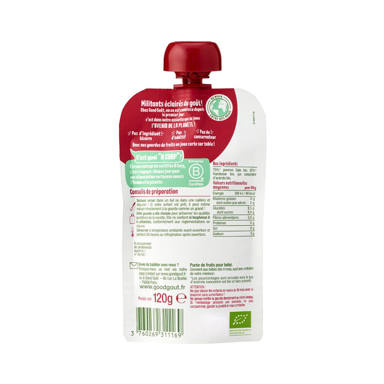 Good Gout Apple-Raspberry Puree 120g