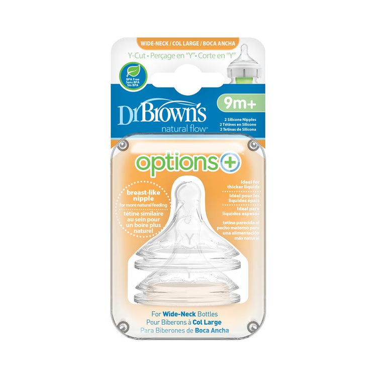 Dr Brown's Options+ Wide Neck Teats (2pcs)