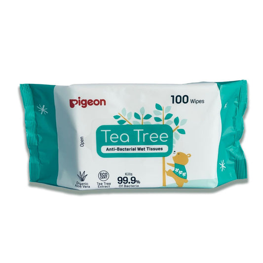 Pigeon Tea Tree Anti Bacterial Wet Tissues (100sx2)