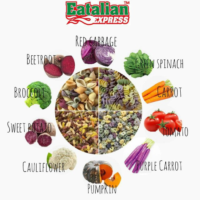 Eatalian Express Mixed Vegetable Pasta (8m+) (100g)