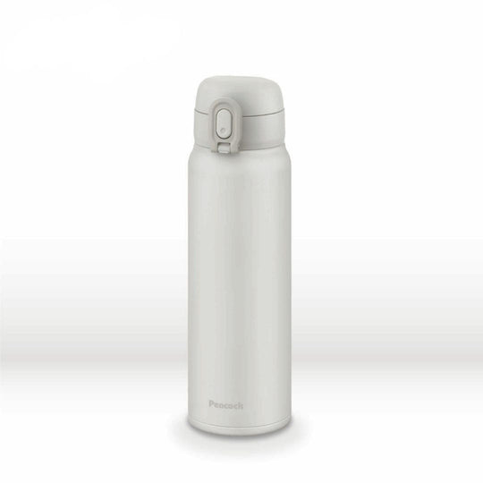 Peacock 600ml Stainless Steel One Touch Bottle