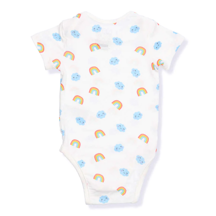 Not Too Big Happy Weather Short Sleeve Bodysuits (3 Pack)