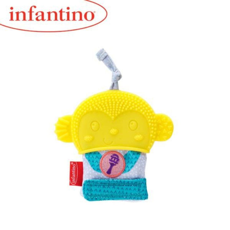 Infantino Rattle & Crinkle Teething Mitten