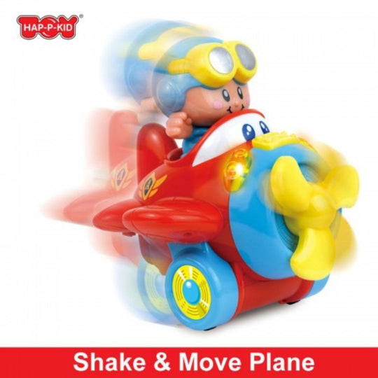 Hap-P-Kid Little Learner Shake & Move Plane (12m+)