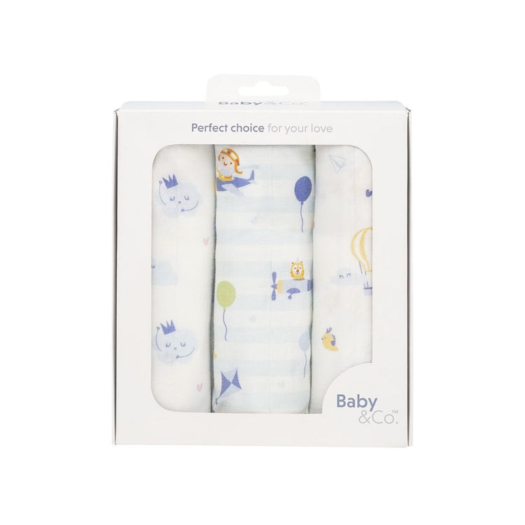 Baby & Co. Nursing Cloth 30" x 30" (3 pcs)