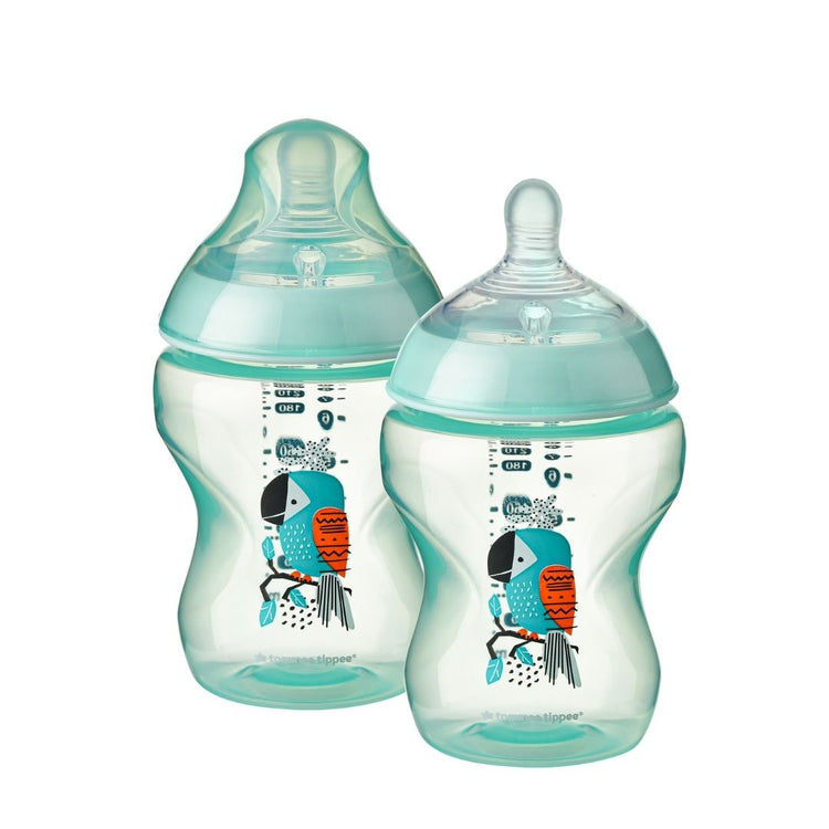 Tommee Tippee Closer to Nature PP Tinted Feeding Bottle (260mlx2)