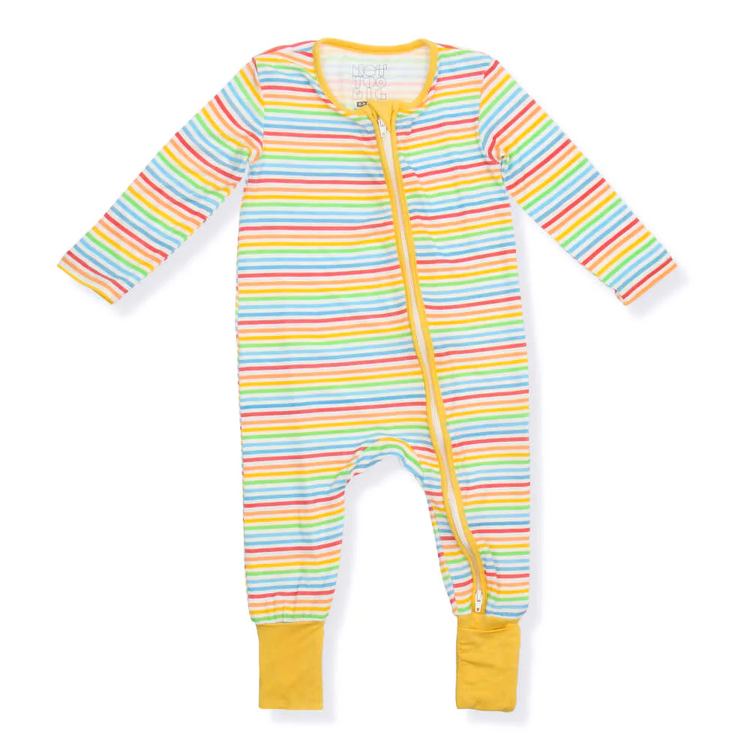 Not Too Big Happy Weather Bamboo Sleepsuit (2 Packs)