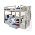 [PRE-ORDER] Snoozeland Huckleberry Super Single Bunk Bed with Staircase and Underbed 2 Drawers