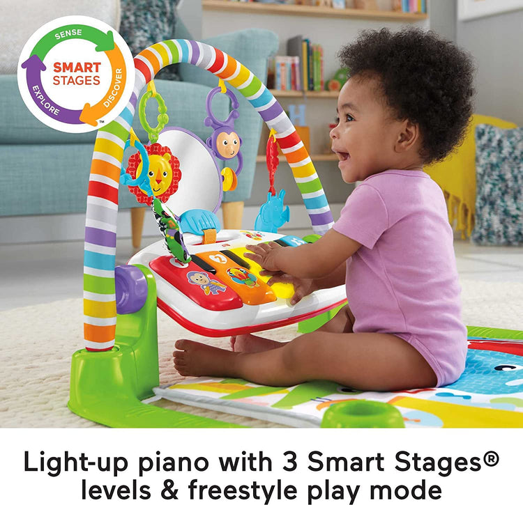 Fisher-Price Deluxe Kick & Play Piano Gym 0m+